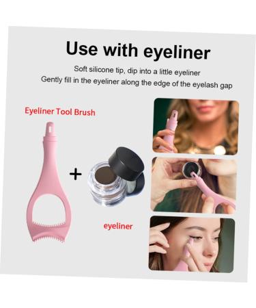 WOONEKY Eyeliner Auxiliary Artifact Eyeshadow Double Ended Dreadlocks Women Eyeliner Stencils Miss Extender - Buy Online on SooperMarket.com