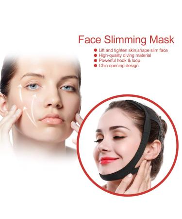 V Facial Masks & Face Lifting Belt - Double Chin Reducer for a Perfect V-Line & Cherry-Shaped Lips | International Shipping Available - Buy Online on SooperMarket.com