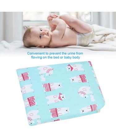 Buy Waterproof Breathable Baby Mattress Wrap - Washable & Reusable Diaper Support for Kids & Adults (Blue) | International Shipping Available - Buy Online on SooperMarket.com