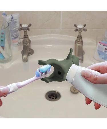 BUKISA Funny Toothpaste Cap - Pump Lid Squeezer with Fun President's | Toothpaste Gadgets for Tube Squeezing Toothpaste Accessories for Adult and Kids Bathroom Green - Buy Online on SooperMarket.com