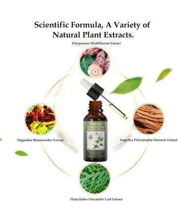 Hair Growth Serum - Thicker Longer Fuller Hair | Prevent Hair Loss & Thinning | Vitamin-Rich Natural Treatment - Shop Now - Buy Online on SooperMarket.com