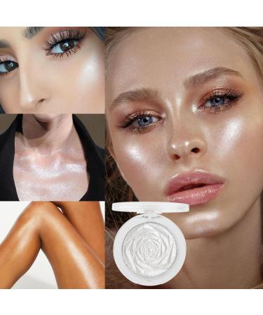 Pearl White Highlighter Makeup - Shimmer Glitter Diamond Eyeshadow Palette for Face & Body - EVpct 0.1 oz - Buy Online on SooperMarket.com