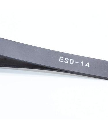 2Pcs Stainless Steel Tweezers Set for Eyelash and Nail Art - Straight and Curved Home Makeup Tool - Buy Online on SooperMarket.com