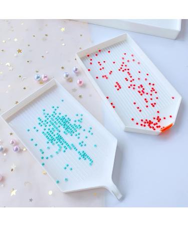 5 Pcs Extra Large Diamond Painting Tray Organizer - DIY Gem Art Craft Accessories - 5 Trays, 1 Spoon Included - Buy Online on SooperMarket.com