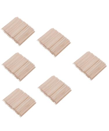 FRCOLOR Sequin 600 Pcs Cuticle Sticks for Nails Orange Wood Stick Nails Orangewood Sticks for Nails Orange Wood Sticks Orange Sticks for Cuticles Wood Cuticle Pusher Wooden Head Nail Bulk mediumx6pcs As Shownx6pcs