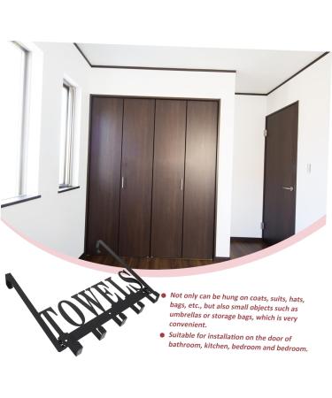 Alipis 1pc Door Hook Hand Towel Hook Towel Hooks Door Towel Hanger Iron Storage Hook Jewelry Back Door - Buy Online on SooperMarket.com