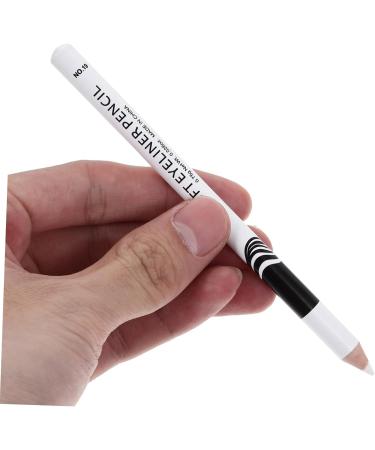 MUSISALY 20 Pcs Eyebrow Pencil Woman Makeup Tools Highlight Eyeliner Pencil Wooden Pole White - Buy Online on SooperMarket.com