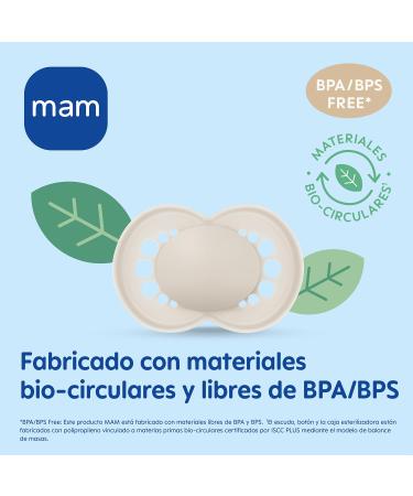 MAM Schnuller Start S152 - Pink Silicone Pacifier for Newborns 0-2 Months (2 Pack) with Sterilizable Box - Ideal for Babies - Spanish Version - Buy Online on SooperMarket.com
