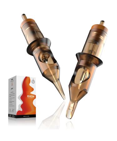 Tattoo Cartridge Needles 50pcs Assorted Disposable Tattoo Needles Curved/Round Magnum Shader Soft Edge Mixed 7RM 9RM 11RM 13RM 15RM(#10 Bugpin RM) EN02-50KIT-T