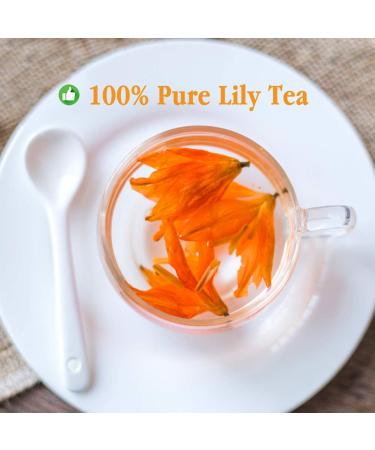 100% Pure Natural Lily Tea - Organic Dried Premium Lilies 35g | Health Benefits & International Shipping - Buy Online on SooperMarket.com