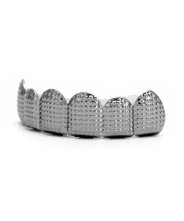 Unisex Men Women Upper Teeth Hip Hop False Tooth Halloween Festival Hip Hop Tooth Decoration (Black)