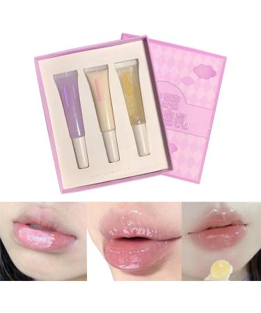 Vigcebit Lip Gloss Set - Moisturizing Cream for Fuller Softer Lips | Reduces Fine Lines | Perfect Gift for Women - Buy Online on SooperMarket.com