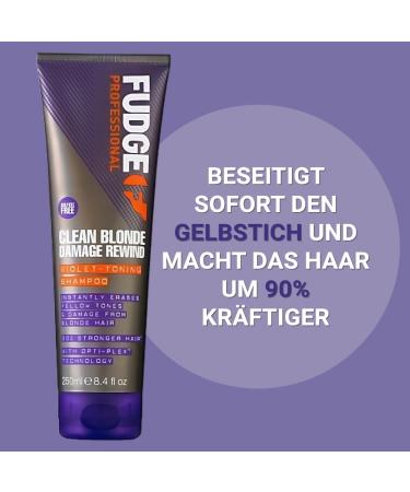 Shop Fudge Clean Blonde Damage Rewind Violet-Toning Shampoo 1000ml | Best International Shipping & Hair Care Solutions - Buy Online on SooperMarket.com