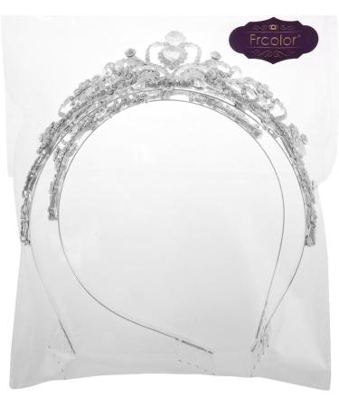 Crystal Tiara 2 Pack - Rhinestone Crown Headbands for Weddings & Birthdays | Elegant Bridal Accessories - Buy Online on SooperMarket.com