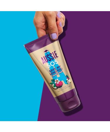Aussie SOS Save My Lengths Instant Detangling Conditioner 200ml - Vegan Formula for Damaged & Frizzy Hair - Buy Online on SooperMarket.com