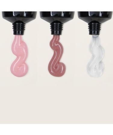 MYGEL by Mylee Magic Extender Gel Set 3x60g - Perfect Pink Nearly Nude Clear Long Lasting Natural Look Nail extension gel Beginners & Salon Professionals Acrylic Thickening Builder Nail Art - Buy Online on SooperMarket.com