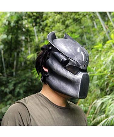 ATAIRSOFT Tactical Full Face Mask for Paintball & Airsoft - Metal Mesh with Infrared Lamp - Alien & Predator CS Field Gear - Buy Online on SooperMarket.com