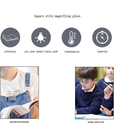 4X Glass LED Illuminated Eye-Loupe Magnifier Handheld Lens for Coin Stamps Reading Rechargeable Lens - Buy Online on SooperMarket.com