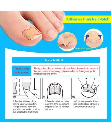 Ingrown Toenail Correction Patch Ingrown Correction Sticker 46 Pieces Ingrown Toenail Correction Patch Care Ingrown Nail Patch for Men Women - Buy Online on SooperMarket.com