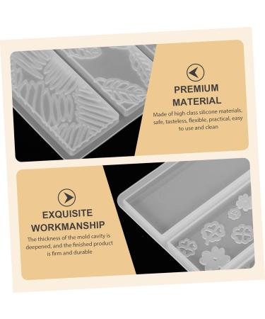 TEHAUX 2pcs Bookmark Mold Bookmark Making Mold Crystal Epoxy Molds Resin Epoxy Molds Silicone Molds Resin Moulds DIY Molds for Resin Sequins School Supplies Silica Gel Cat Paw Student White 2x2pcs 15.8X14.8cmx2pcs - Buy Online on SooperMarket.com