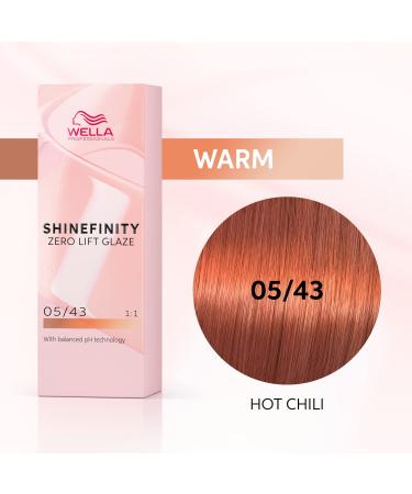 Wella Professional Shinefinity 05/43 Hot Chili 60ml - International Shipping Available | Shop Now - Buy Online on SooperMarket.com
