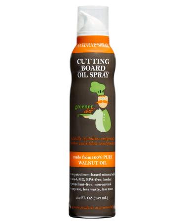 Premium Italian Food Grade Cutting Board Oil Spray and Butcher Block Oil Conditioner - Walnut Oil for Wood and Bamboo Chopping Boards, Kitchenware, Utensils and Wooden Countertops - Made in Italy 1