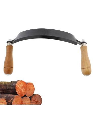 Visiblurry pull-shave ceiling knife-8-inch knife with a straight train just curved cie room tool with wooden handle for tree trunks wood fence posts