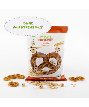 FRECHE FREUNDE Organic Snack Pack - Vegan Gluten-Free & No Added Sugar Chickpea Pretzels | International Shipping Available - Buy Online on SooperMarket.com
