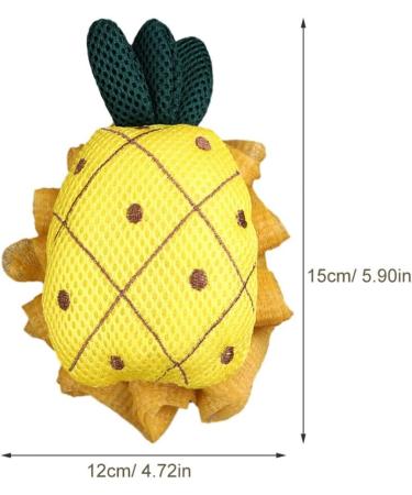 NOLITOY Bath Shower Loofah Sponge - Exfoliating Fruit Bath Ball Mesh Pouf Scrubber for Men & Women - 1 Count - Buy Online on SooperMarket.com