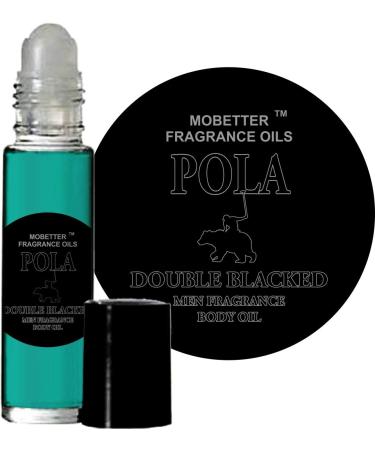 Pola Double Blacked Cologne Body Oil for Men (10ml Roll On) MoBetter Fragrance Oils