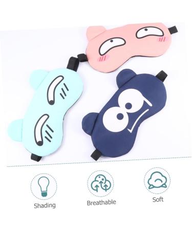 Beaupretty Silk Eye Mask Set - Travel Eye Cover for Men and Women - 4 Pcs Eye Shield Blindfold Kit - Buy Online on SooperMarket.com