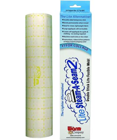 Lite Steam-A-Seam 2 Double Stick Fusible Web - 12x3 Yards | Easy Fusible Adhesive - Buy Online on SooperMarket.com