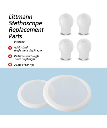 MDF EarTips Replacement for Littmann Stethoscopes Classic III Cardiology III & IV Parts - International Shipping - Buy Online on SooperMarket.com