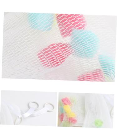 FRCOLOR 10 Pcs Exfoliating Pouch Bags - Red Rose Drawstring Bags for Women - Ideal for Showers & Cleansing | 8x24cm - Buy Online on SooperMarket.com