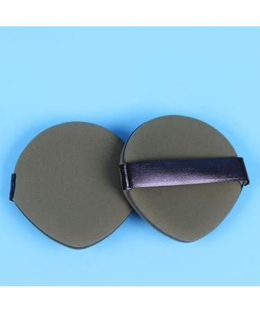 Verdant Touch Makeup Puff Sponge Dual Sided Powder Puff Powder Puff Face Soft Wet Dry Makeup Tool Cosmetic Puff Sponge Dark Green Drop Shaped