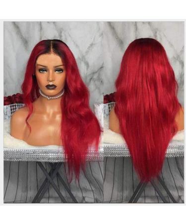 BGHJUE N Wigi S A Wig Wigs Short Hair Forwomen Synthetic Ombre Temperature Fiber Hair Red Curly Hair