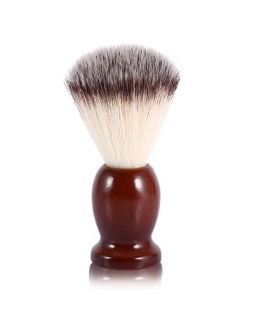 Shaving Brush razor brush professional beard razor brush for men facial cleansing nylon hair and wooden handle hairdressing tool for the hairdressing salon at home shaving brushes men razier