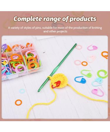 185PCS Colorful Stitch Markers Set with Plastic Box for Knitting, Crochet, Sewing - DIY Crafts Essential - Buy Online on SooperMarket.com