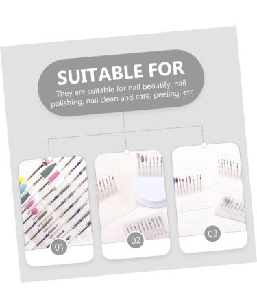 minkissy 3 Sets Nail Polisher Nail Drills for Acrylic Nails Professional Manicure Nail Drill Bits Power Tools Manicure Trimming Polishing Heads Efficient Alloy Tungsten Steel Tapa - Buy Online on SooperMarket.com