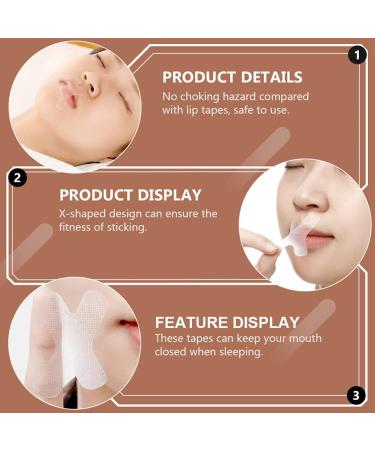 Healifty 30pcs Sleep Strips Mouth Tapes - Self Adhesive Anti Snoring Strips for Improved Nose Breathing - Buy Online on SooperMarket.com