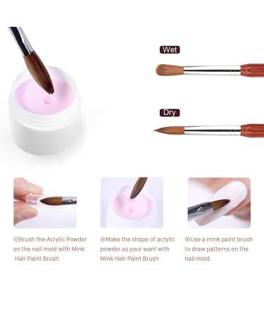 Buy 8# Sable Nail Brush - Premium Acrylic Brush for Nail Art & Manicure Design | International Shipping - Buy Online on SooperMarket.com