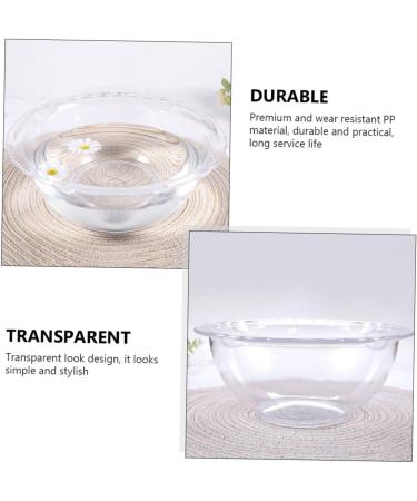 Didiseaon 2 Pcs Lace Washbasin Bathroom Face Basin Cleaning Basin for Home Washing Basin for Face Home Face Basin Vegetable Wash Bowl Baby Wash Bowl Washing Dishes Tub Pp Portable Wash Basin 23x23cmx2pcs Transparentx2pcs - Buy Online on SooperMarket.com