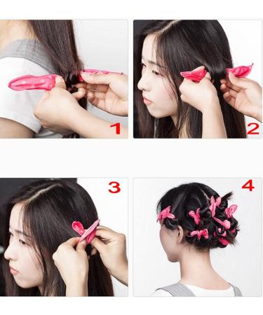 JZK 24x No heat foam hair curlers for long hair and medium hair soft sponge hair rollers to sleep in for kids and women sleep curlers sleep in rollers hair styling tools for children - Buy Online on SooperMarket.com
