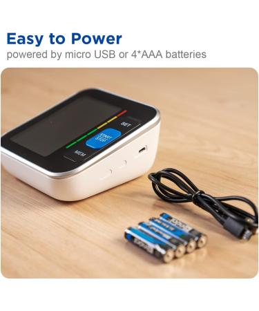 Digital Upper Arm Blood Pressure Monitor with Large LED Backlit Display - Adjustable Cuff & Memory - Carrying Case Included - Buy Online on SooperMarket.com