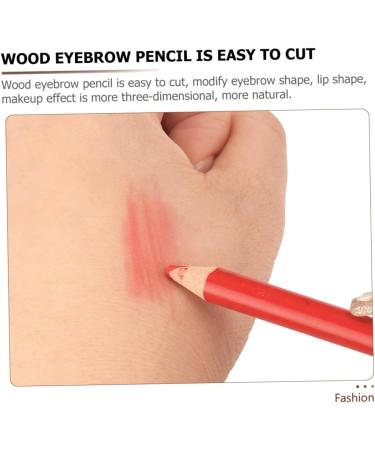 BELLIFFY 1 Set Eyebrow Pencil Eyebrow Pen Makeup Tools Positioning Pen Eyebrow Line Pen Red Wood 1 count (Pack of 1) Red - Buy Online on SooperMarket.com