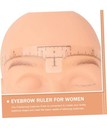 ORFOFE 50Pcs eyebrow tattoo ruler makeup tools make up kit measuring eyebrow shaper Simple set Miss - Buy Online on SooperMarket.com