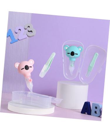 Kisangel Infant Nose Sucker - 2pcs Silicone Aspirators for Newborns | Baby Safety Manual Nose Cleaner for Nasal Care - Buy Online on SooperMarket.com