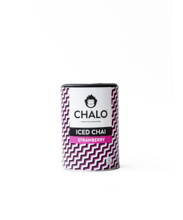 CHALO | Plant based Iced Chai Premix | Strawberry | Fresh fruity and ideal ice tea premix! | Up to 10 liters |3 x 300GR