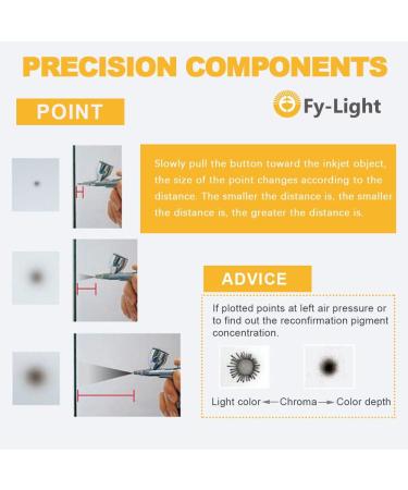 Fy-Light Airbrush Kit with Compressor for Makeup, Tattoos, and Cake Decorating - Black - Buy Online on SooperMarket.com