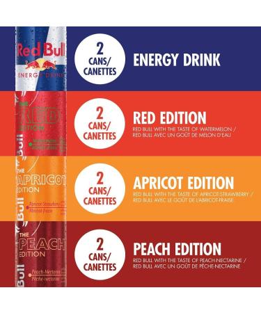 Red Bull Energy Drink Variety Pack 250ml (8pk) - Buy Online on SooperMarket.com